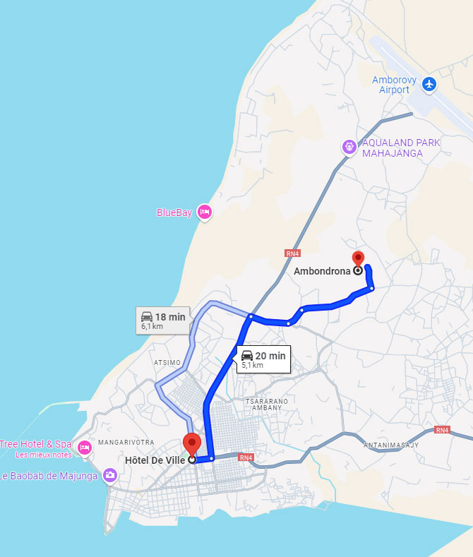 Mapa de ubicación de la casa
